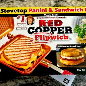 Brand new stove, top Panini, and sandwich maker